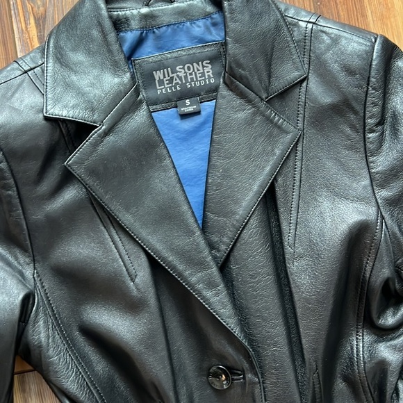 Wilson’s Leather jacket black small - Picture 12 of 13